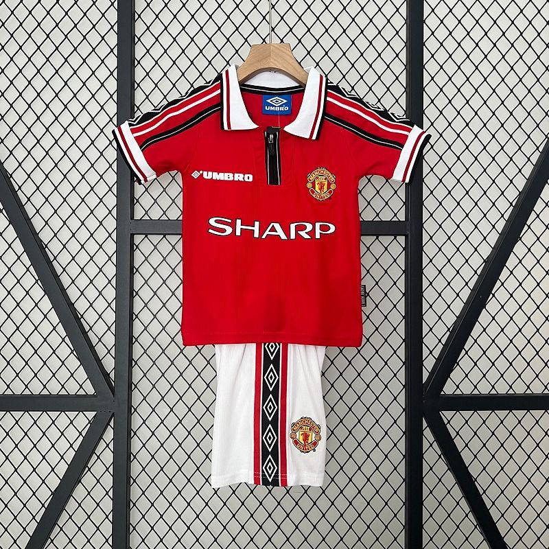 Manchester United 1998/1999 Local - Versión Aficionado [Niños]