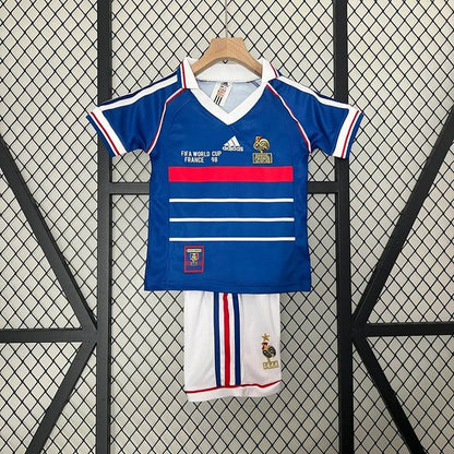 Maillot Rétro Domicile Enfant France 1998