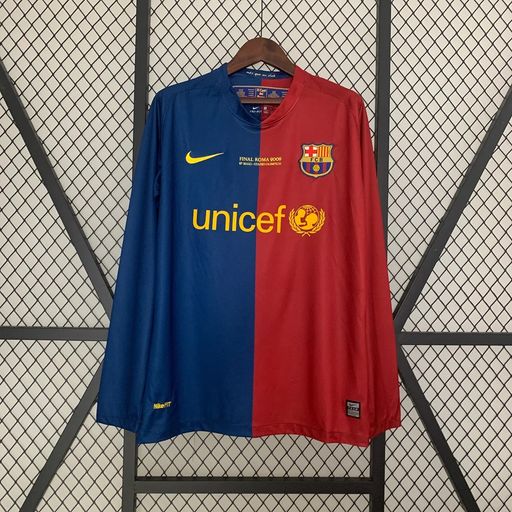 FC Barcelona 2008/2009 Home Long Sleeve - Fan Version [Adult]