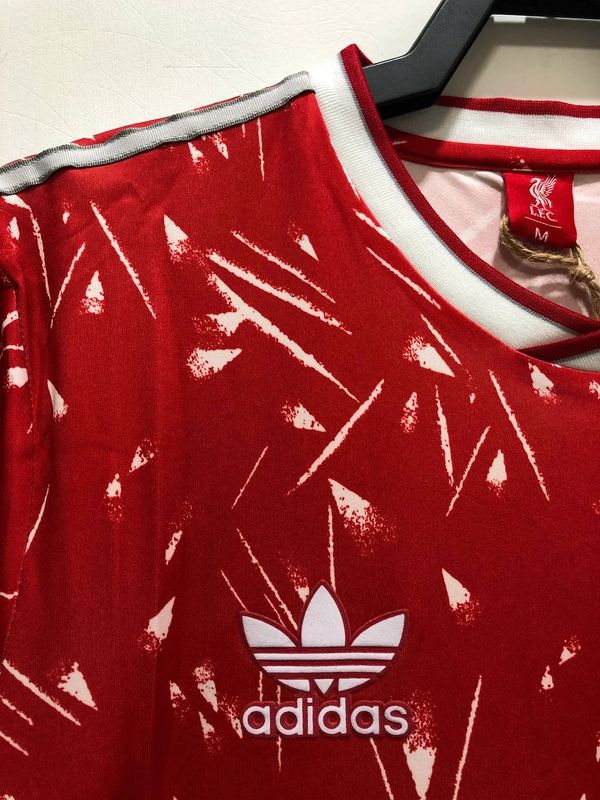 Maillot Rétro Liverpool FC Domicile Manches Longues 1989-1991 Fan