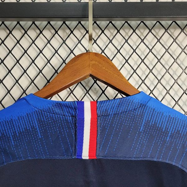 Camiseta de aficionado retro de Francia 2018 (local)
