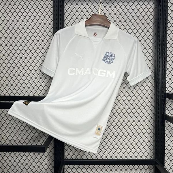 Olympique de Marseille 2024/2025 Edición Especial Blanca - Aficionado [Adulto]