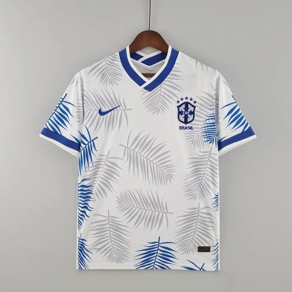 Brazil 2022 Classic White Soccer Jersey