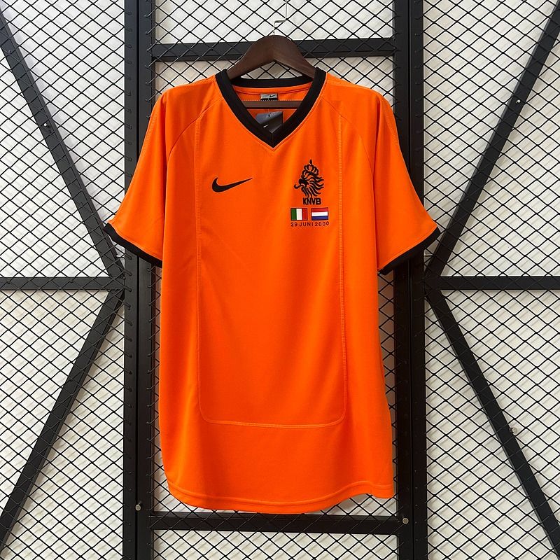 Retro Países Bajos Holanda 2000 Equipación de casa para aficionado