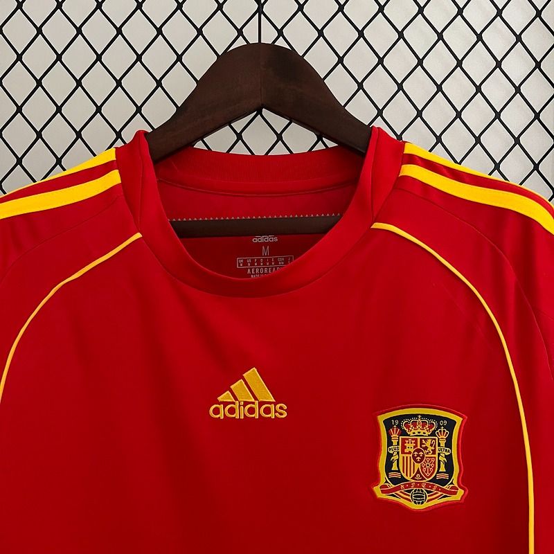 Maillot Rétro Espagne Domicile 2008 Supporter