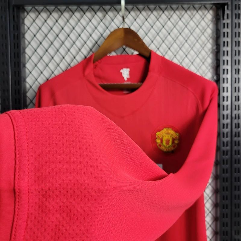 Maillot domicile à manches longues Manchester United 2007/2008 - Version supporter [Adulte]