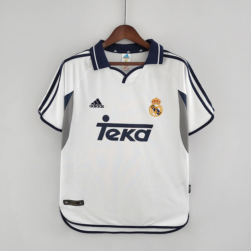 Real Madrid 2000/2001 Local - Versión Aficionado [Adulto]