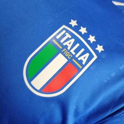 Italia 2024 Camiseta Manga Larga de Jugador para Casa