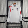 Camiseta de aficionado retro de Inglaterra 2006 de manga larga