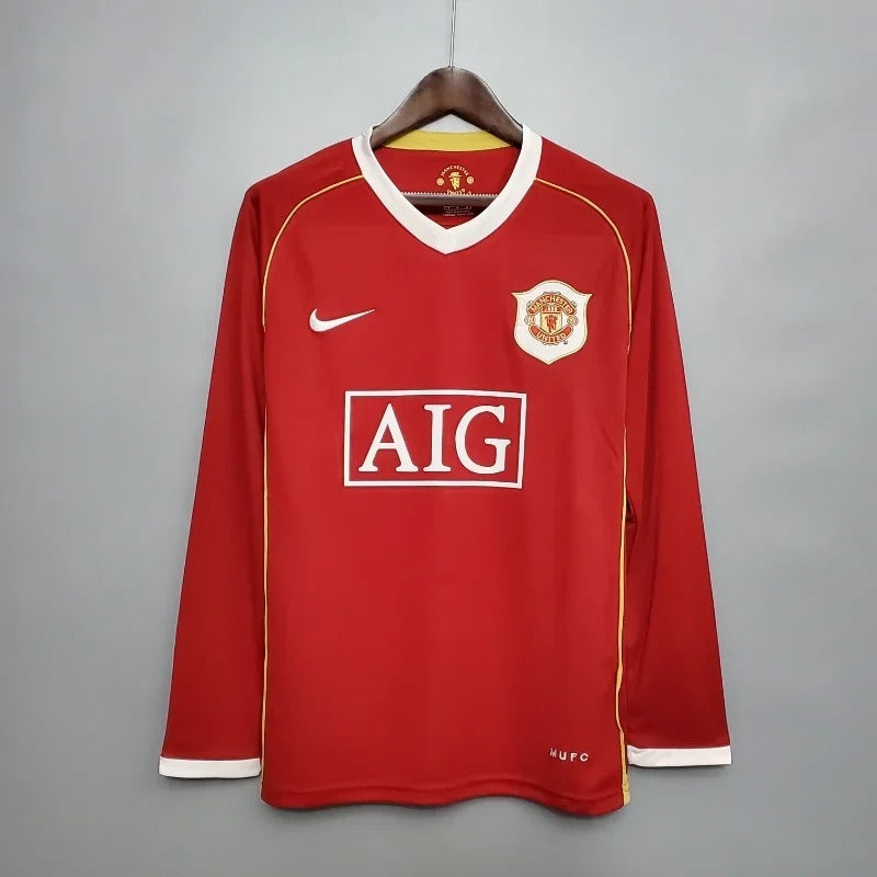 Manchester United 2006/2007 Home Long Sleeve - Fan Version [Adult]