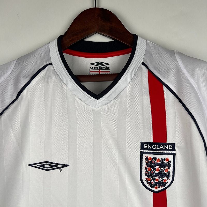Maillot rétro de l'Angleterre domicile 2002 (Fan)