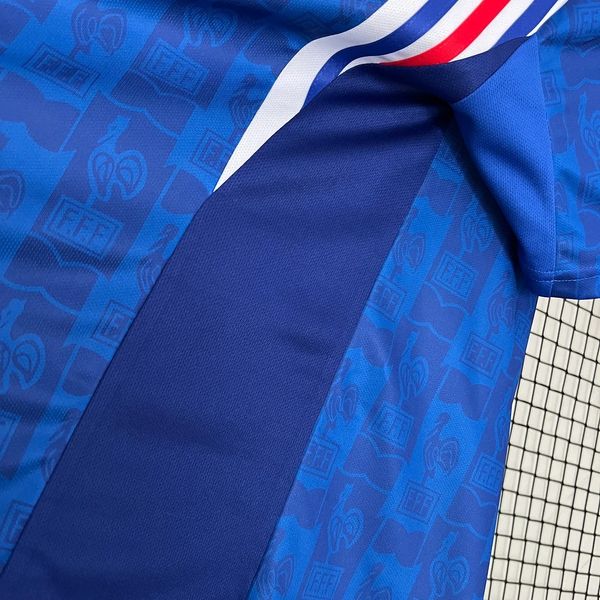 Camiseta de aficionado retro de Francia 1996 local