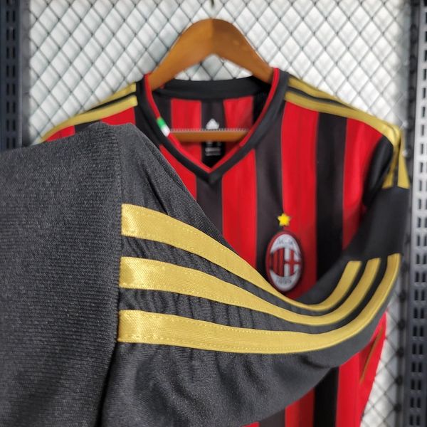 AC Milan 2013/2014 Home Long Sleeve - Fan Version [Adult]