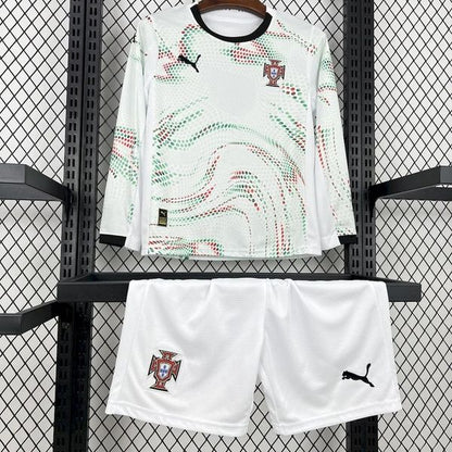 Kids Portugal 2025-2026 Away Long Sleeve Fan