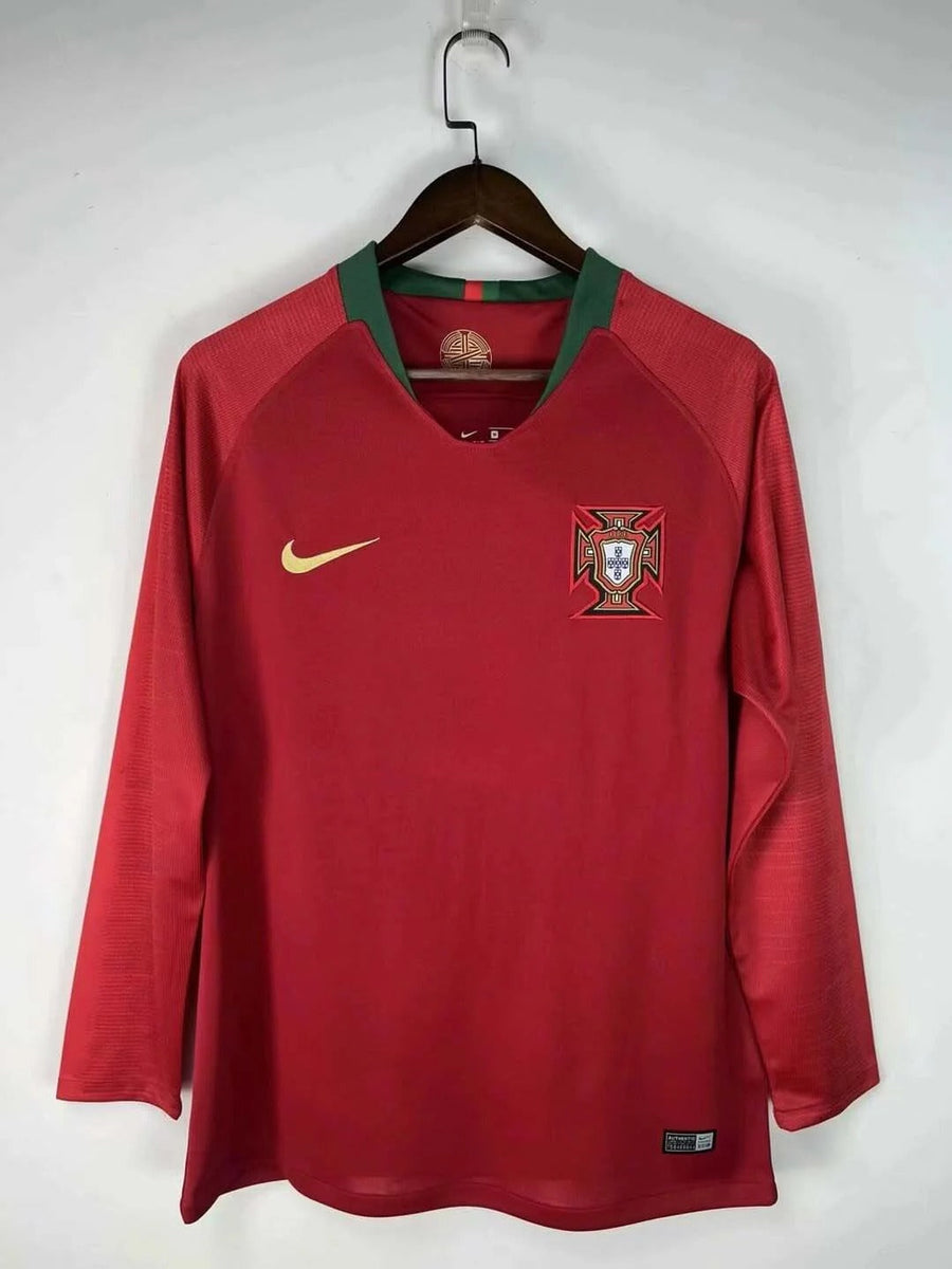 Retro Portugal 2018 Home Long Sleeve Fan
