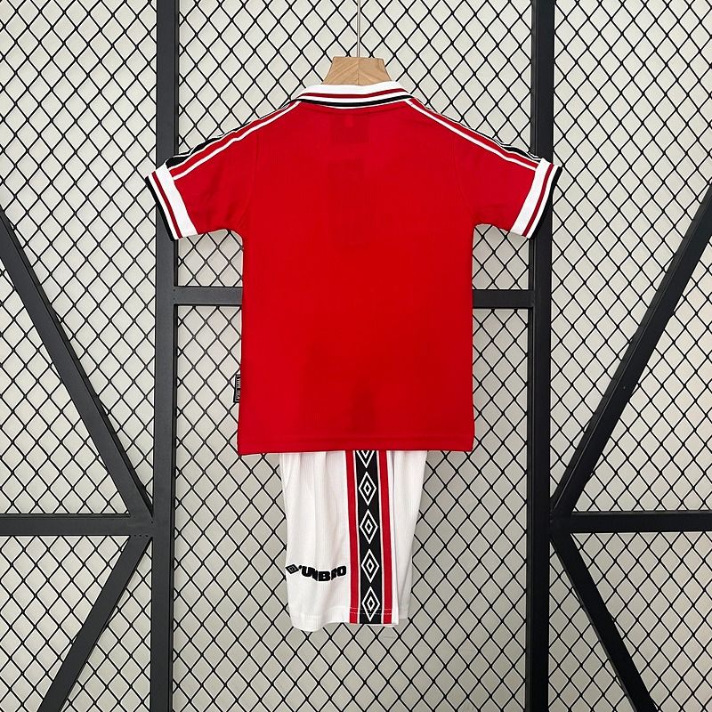 Manchester United 1998/1999 Local - Versión Aficionado [Niños]