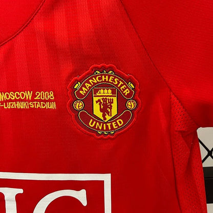 Manchester United 2007/2008 Home - Fan [Kids]