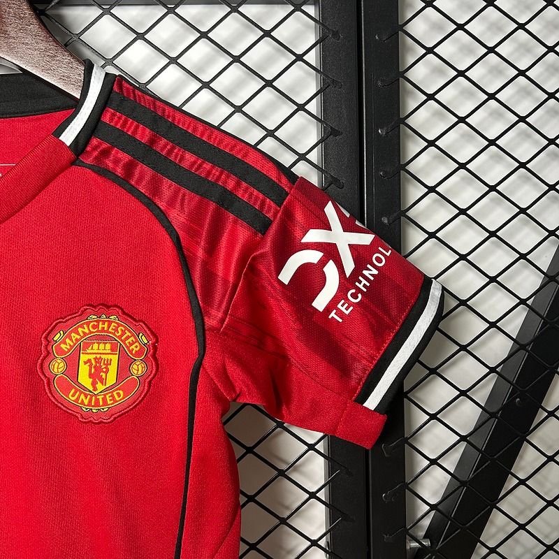 Manchester United Domicile 2025/2026 - Version Fan [Enfants]