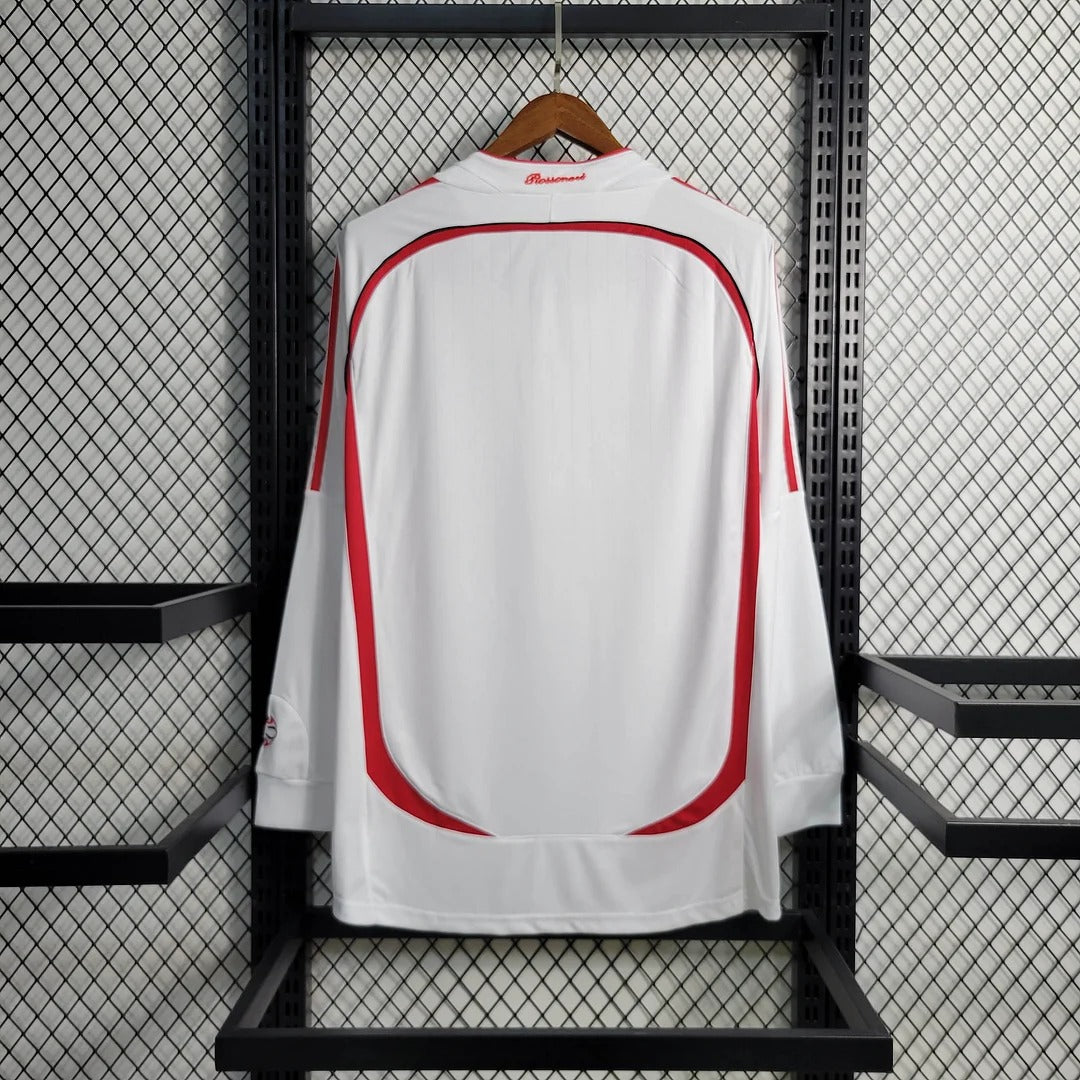 Camiseta de manga larga de visitante del AC Milan 2006/2007 - Versión aficionado [Adulto]