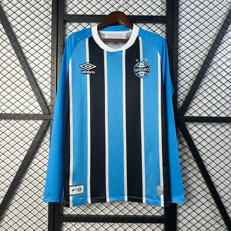 Maillot Domicile Manches Longues Grêmio FBPA 2025/2026 - Version Fan [Adulte]