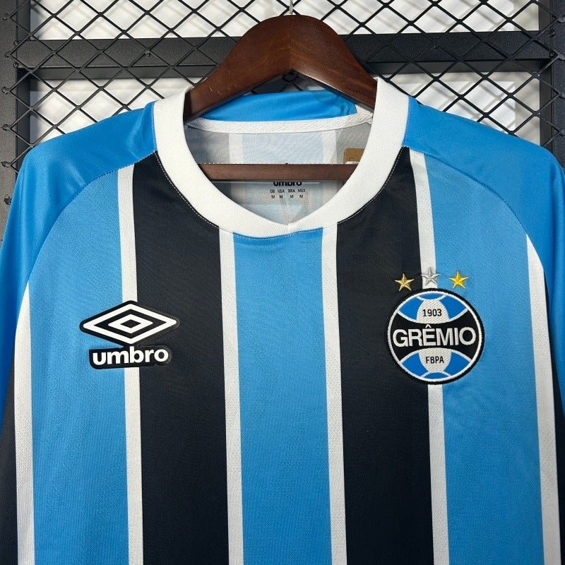 Maillot Domicile Manches Longues Grêmio FBPA 2025/2026 - Version Fan [Adulte]