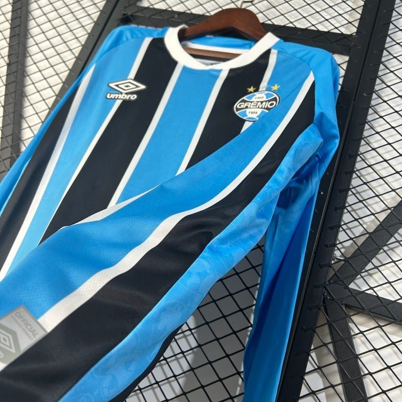 Maillot Domicile Manches Longues Grêmio FBPA 2025/2026 - Version Fan [Adulte]