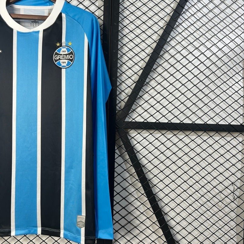 Maillot Domicile Manches Longues Grêmio FBPA 2025/2026 - Version Fan [Adulte]
