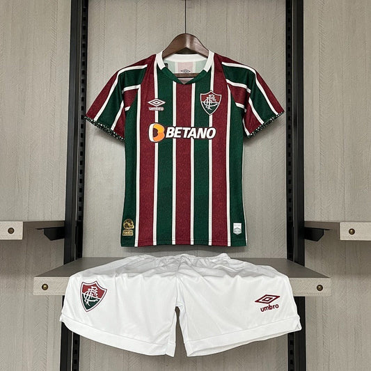 Kids Fluminense FC 2025/2026 Home - Fan Version Kit