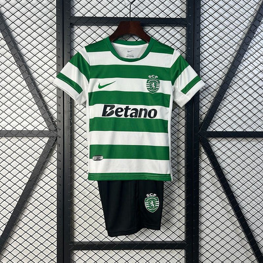 Kids Sporting CP 2025/2026 Home - Fan Version Kit