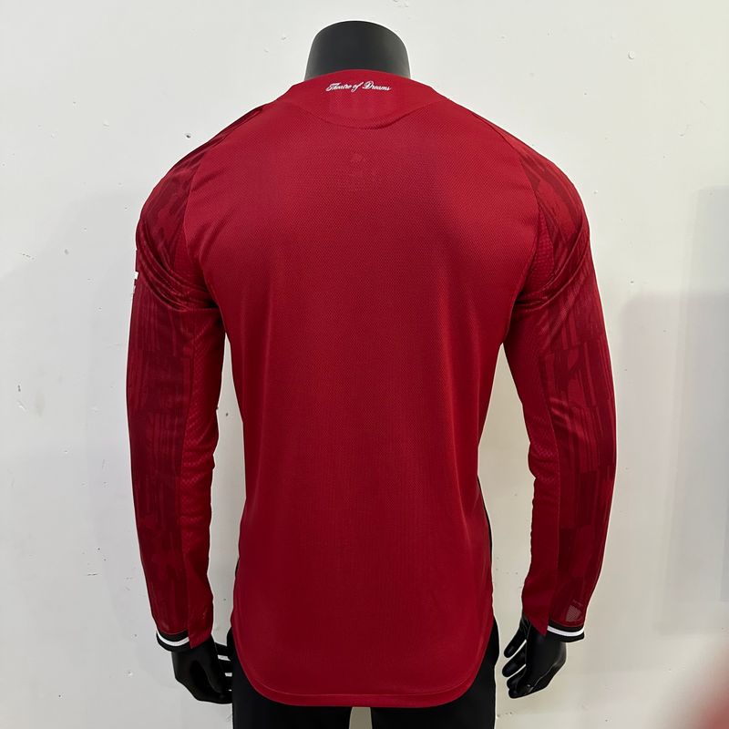 Manchester United FC 2025/2026 Home Manga Larga - Versión Jugador [Adulto]
