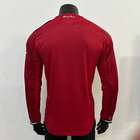 Manchester United FC 2025/2026 Home Long Sleeve - Player Version Jersey [Adult]