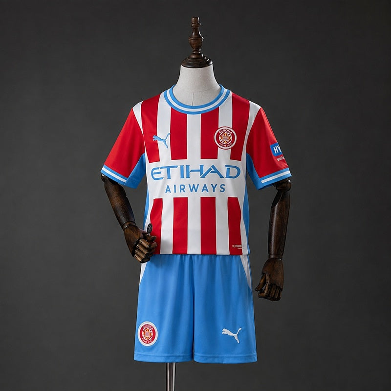 Kids FC Girona 2026/2027 Home Kit
