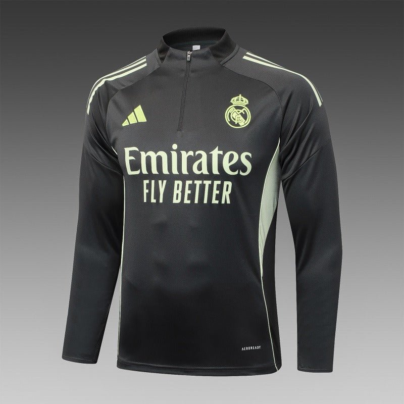 Conjunto de entrenamiento Real Madrid CF 2025/2026 de media cremallera - Versión para aficionados [Adulto]