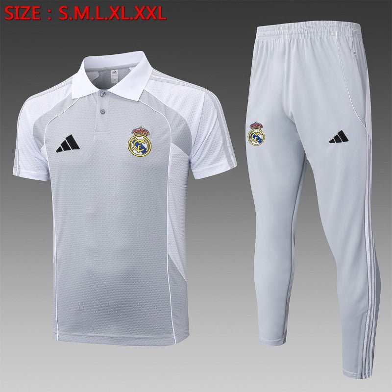 Ensemble d'entraînement manches courtes Real Madrid 2025/2026 - Version Fan [Adulte]