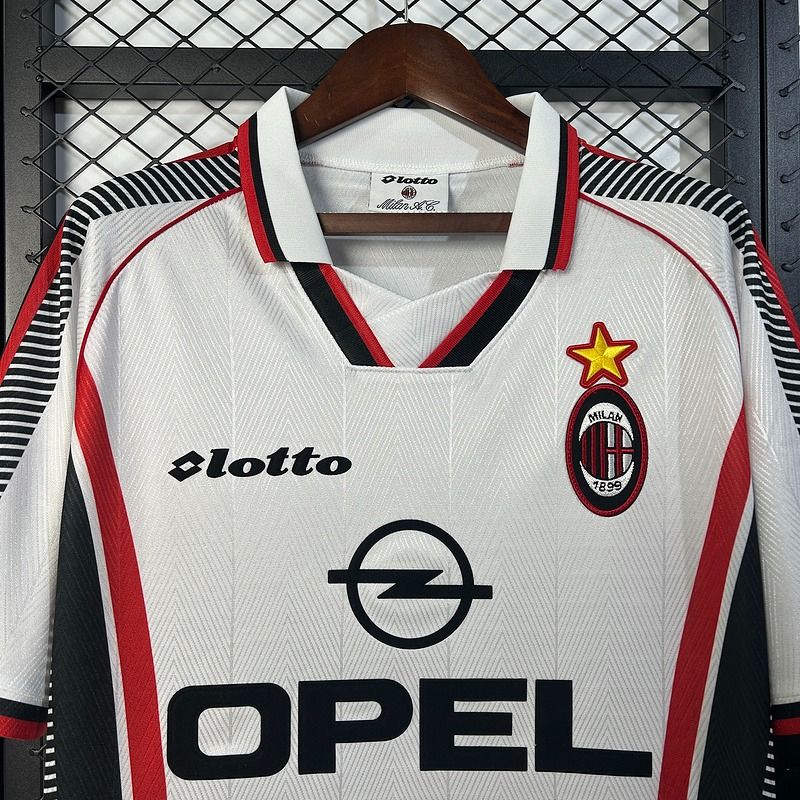 AC Milan 1998/1999 Camiseta Retro Visitante - Versión Fan [Adulto]