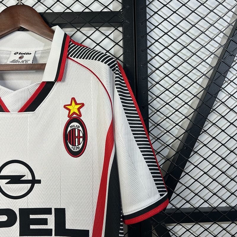 AC Milan 1998/1999 Camiseta Retro Visitante - Versión Fan [Adulto]