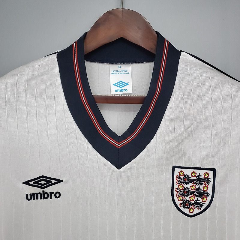 Selección Nacional de Inglaterra 1984/1987 Retro Local - Versión Fan [Adulto]