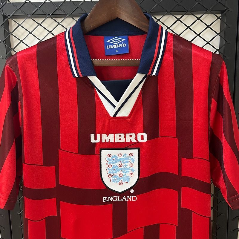 Maillot rétro extérieur de l'équipe nationale d'Angleterre 1998 - Version supporter [Adulte]
