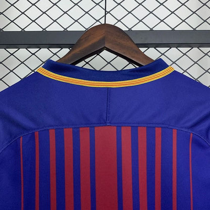 FC Barcelona 2017/2018 Home Long Sleeve Retro - Fan Version [Adult]