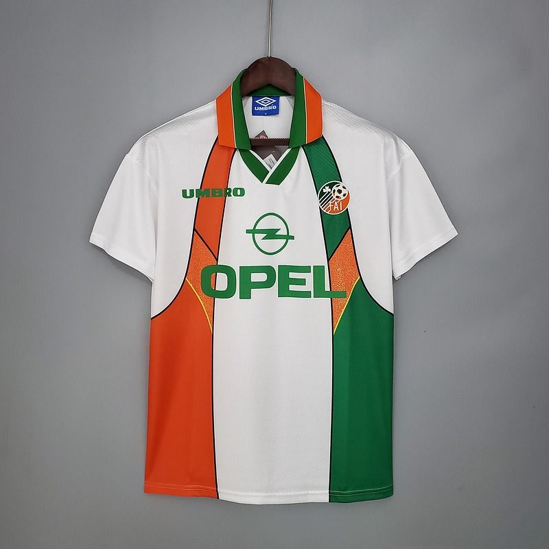 Selección Nacional de la República de Irlanda 1994/1996 Retro Visitante - Versión Aficionado [Adulto]