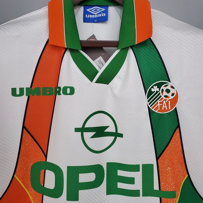 Selección Nacional de la República de Irlanda 1994/1996 Retro Visitante - Versión Aficionado [Adulto]