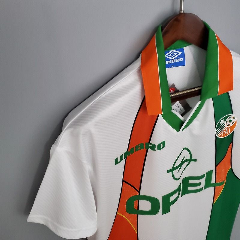 Selección Nacional de la República de Irlanda 1994/1996 Retro Visitante - Versión Aficionado [Adulto]