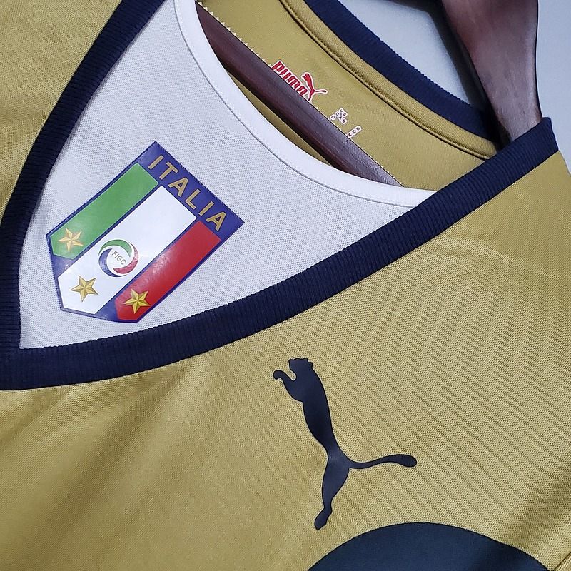 Italy National Team 2006 Special Edition Golden Shirt - Fan Version [Adult]