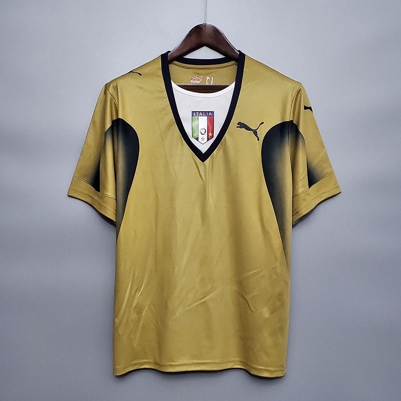 Italy National Team 2006 Special Edition Golden Shirt - Fan Version [Adult]