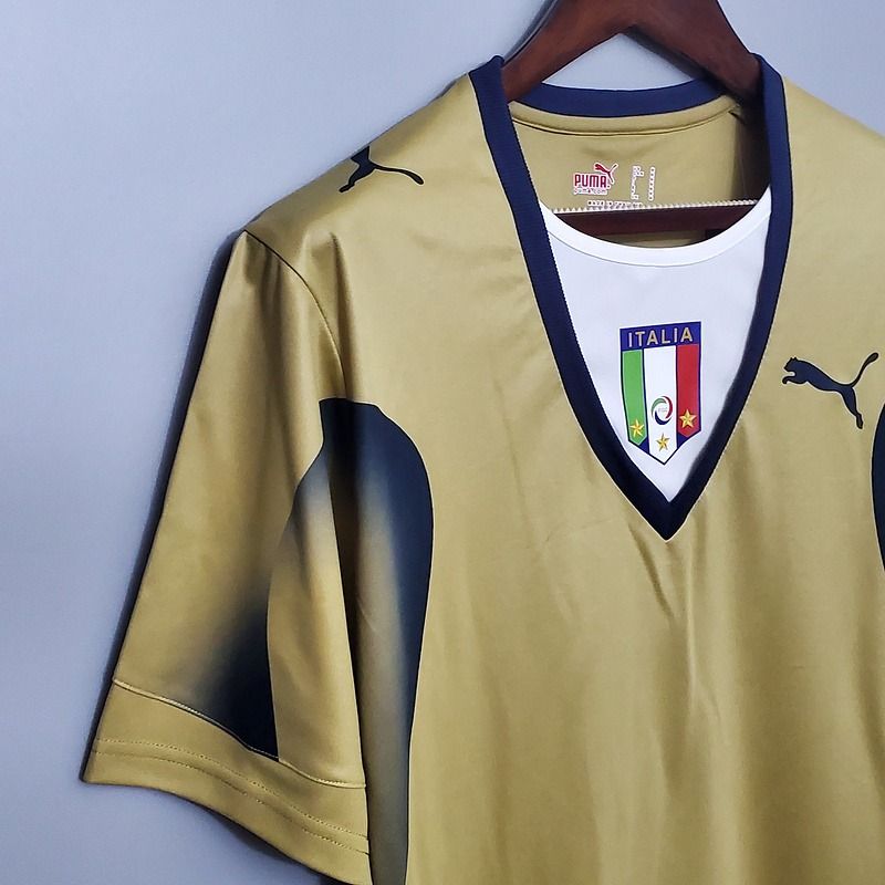 Italy National Team 2006 Special Edition Golden Shirt - Fan Version [Adult]