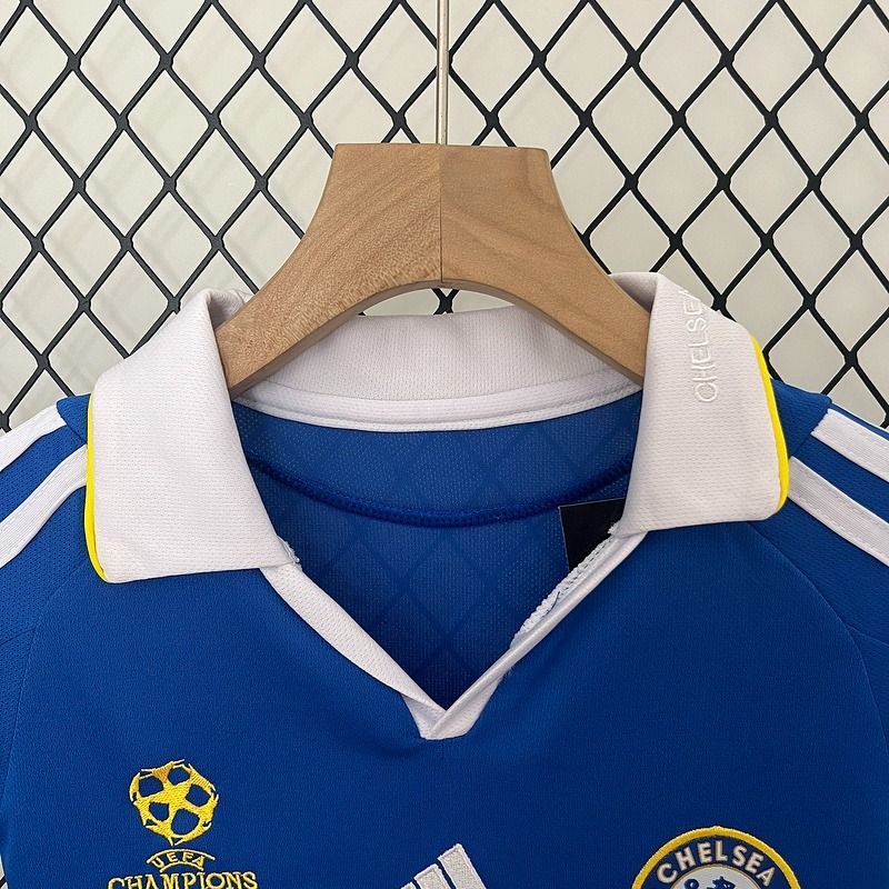 Chelsea FC Rétro 2008/2009 Domicile UEFA Ligue des Champions - Version Fan [Enfants]