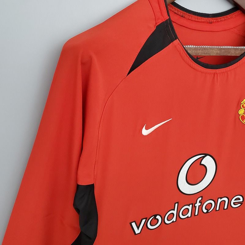 Maillot domicile manches longues Manchester United 2002/2004 - Version supporter [Adulte]