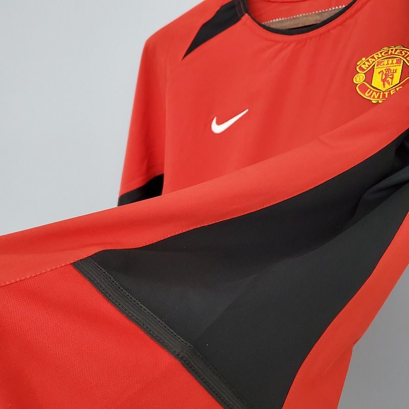 Maillot domicile manches longues Manchester United 2002/2004 - Version supporter [Adulte]