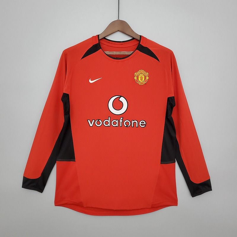 Maillot domicile manches longues Manchester United 2002/2004 - Version supporter [Adulte]