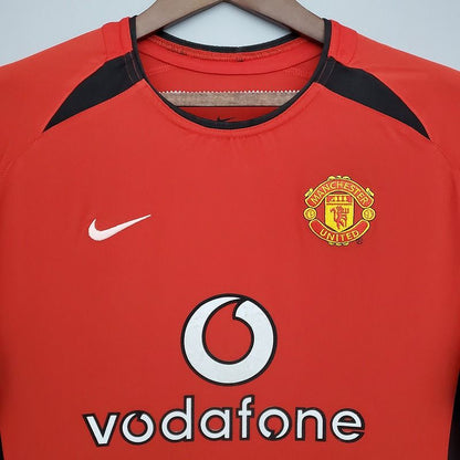Manchester United 2002/2004 Home Long Sleeve - Fan Version [Adult]
